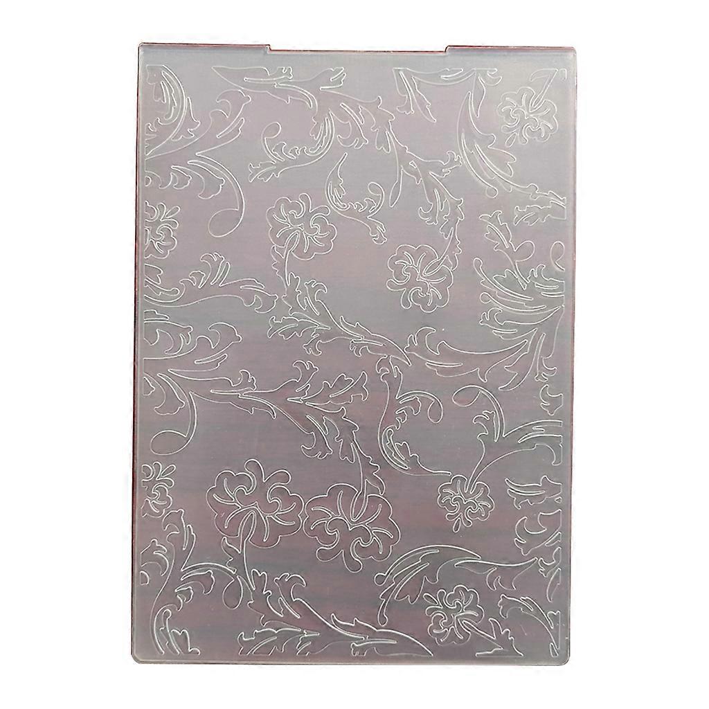Multifunction Plastic Embossing Die Cuts Daisy Flower Uneven Embossing Folders