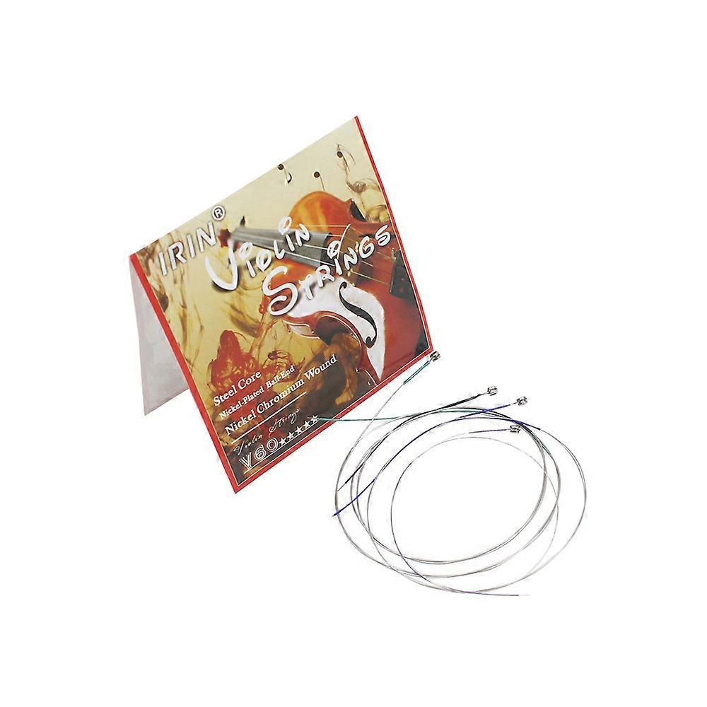 4pcs Replacement Violin Strings Metal Violin Strings Violin Accessories for Performance Practice