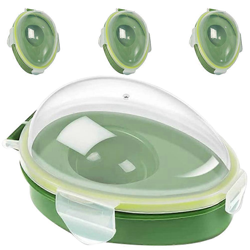 4 stuks herbruikbare avocado opslagcontainer koelkast avocadohouder organisator