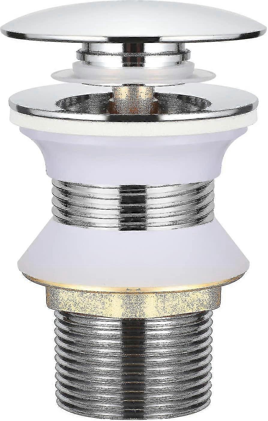 Automatic Brass Pop-Up Sink Drain Plug System