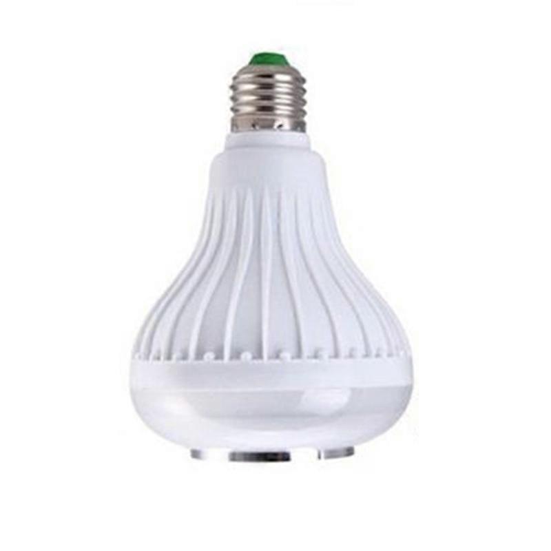 Wireless Bluetooth-compatible E27 B22 LED Light Bulb Music Playing Lamp with Remote Control JIKAIX