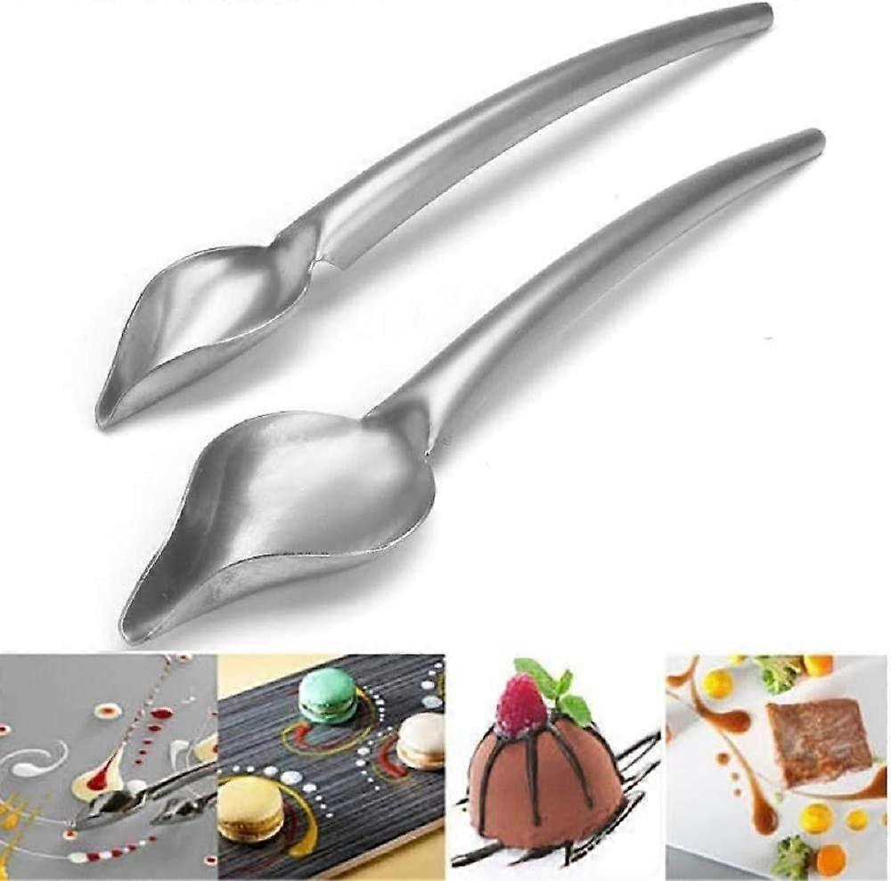 Sauce Plating Art Pencil - Deco Spoon Multi-Use Precision Chef Culinary Drawing Spoons