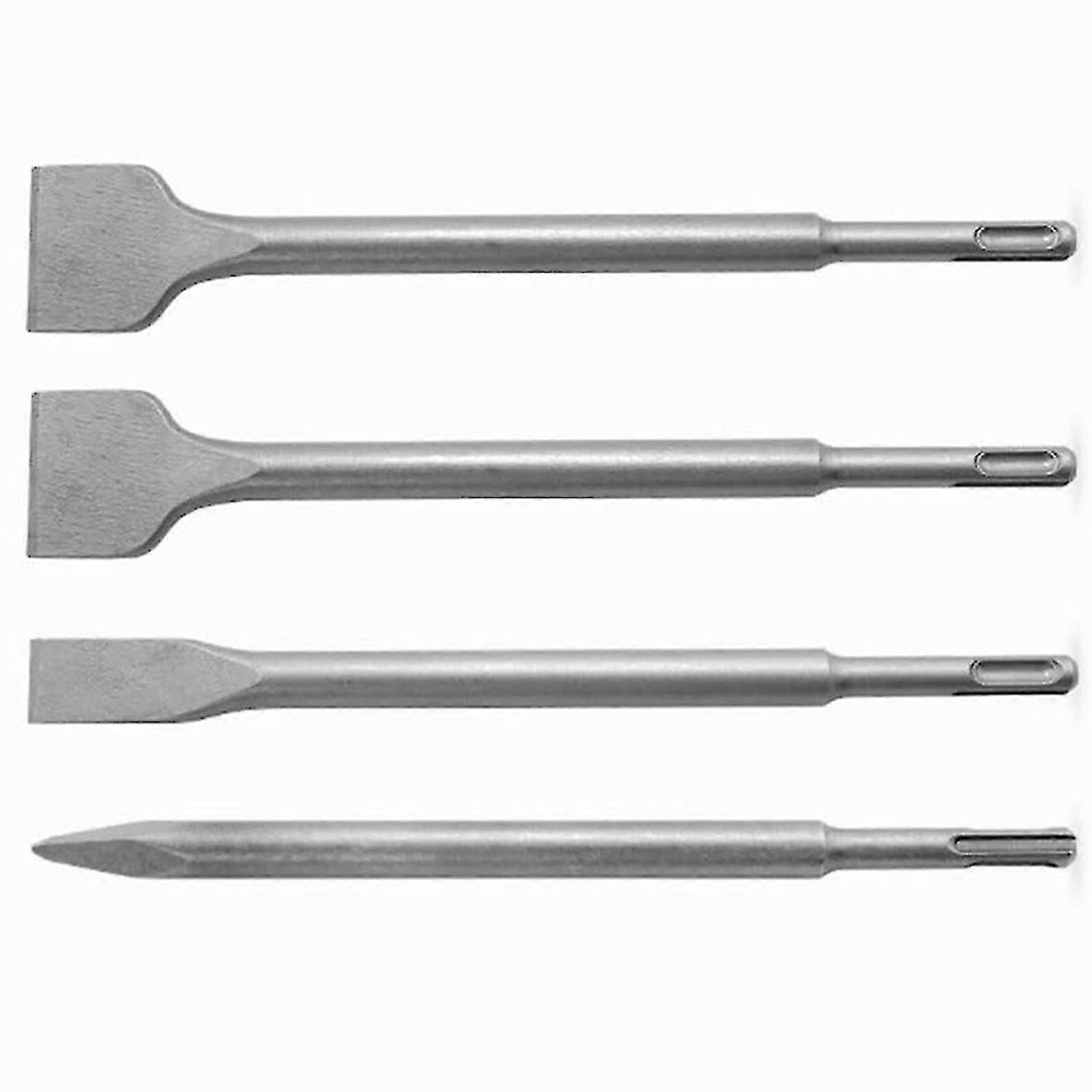 Hammer Drill Chisels Set High Quality Carbon Steel Round Handle Pointed Chisel Set For Concrete Wall