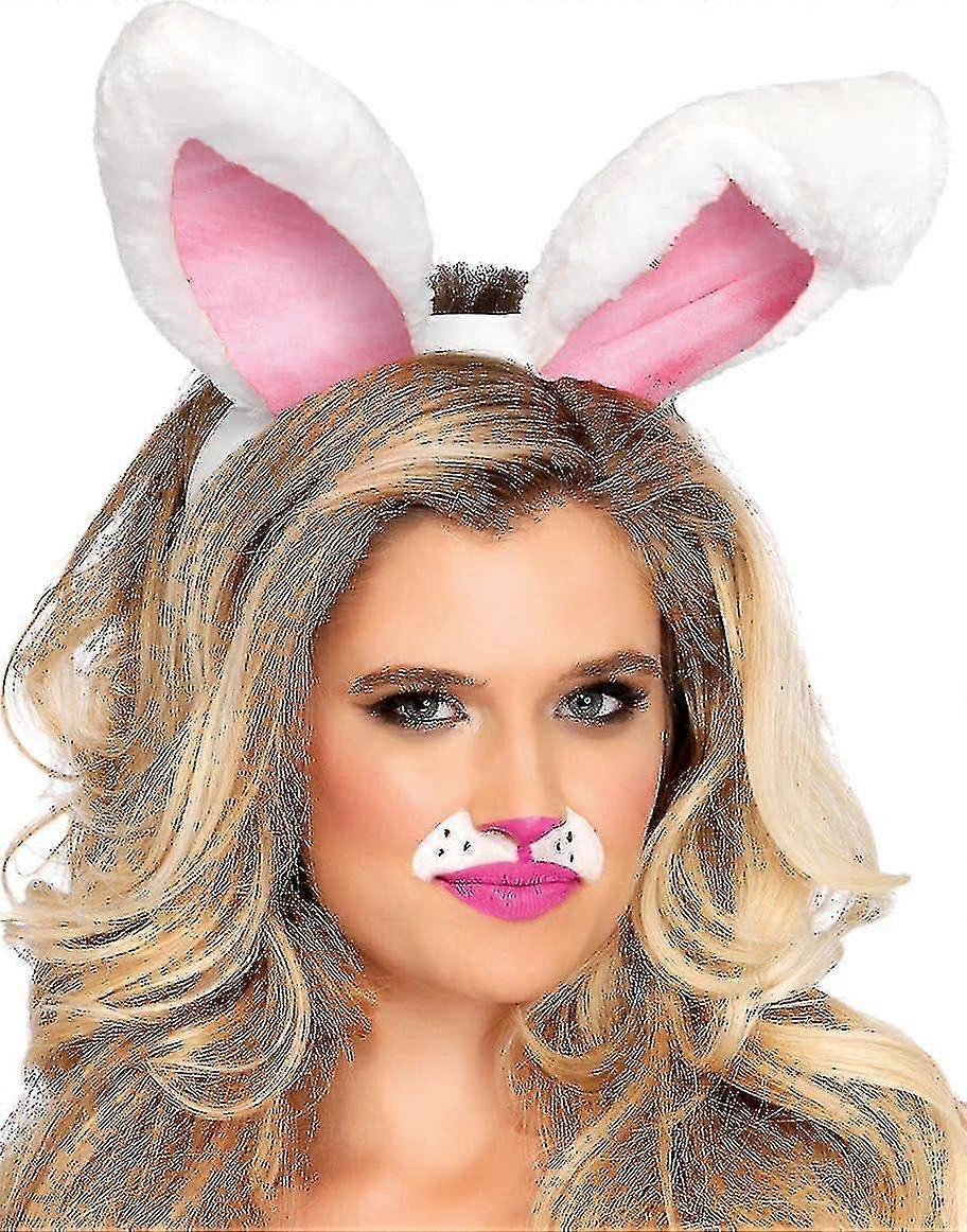 Bunny Ears Plush White