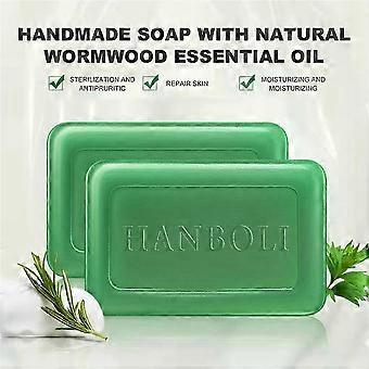 Anti-mite Soap Wormwood Soap Net Mite Itching Soap Cleaning Acne Pores
