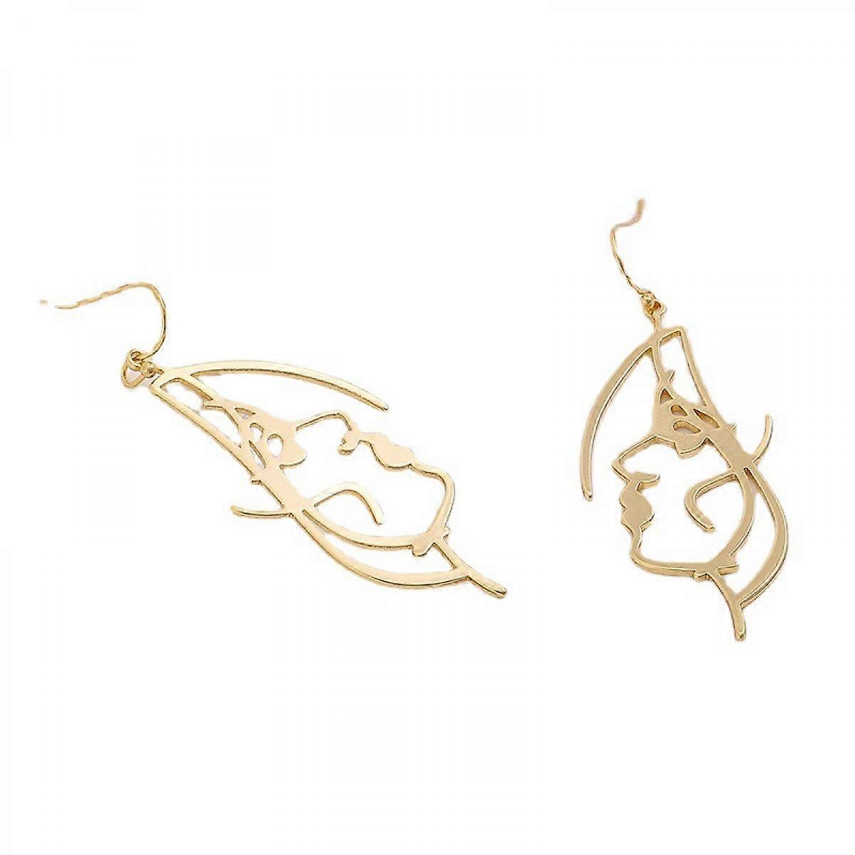 Women's Face Statement Dangle Drop Earrings