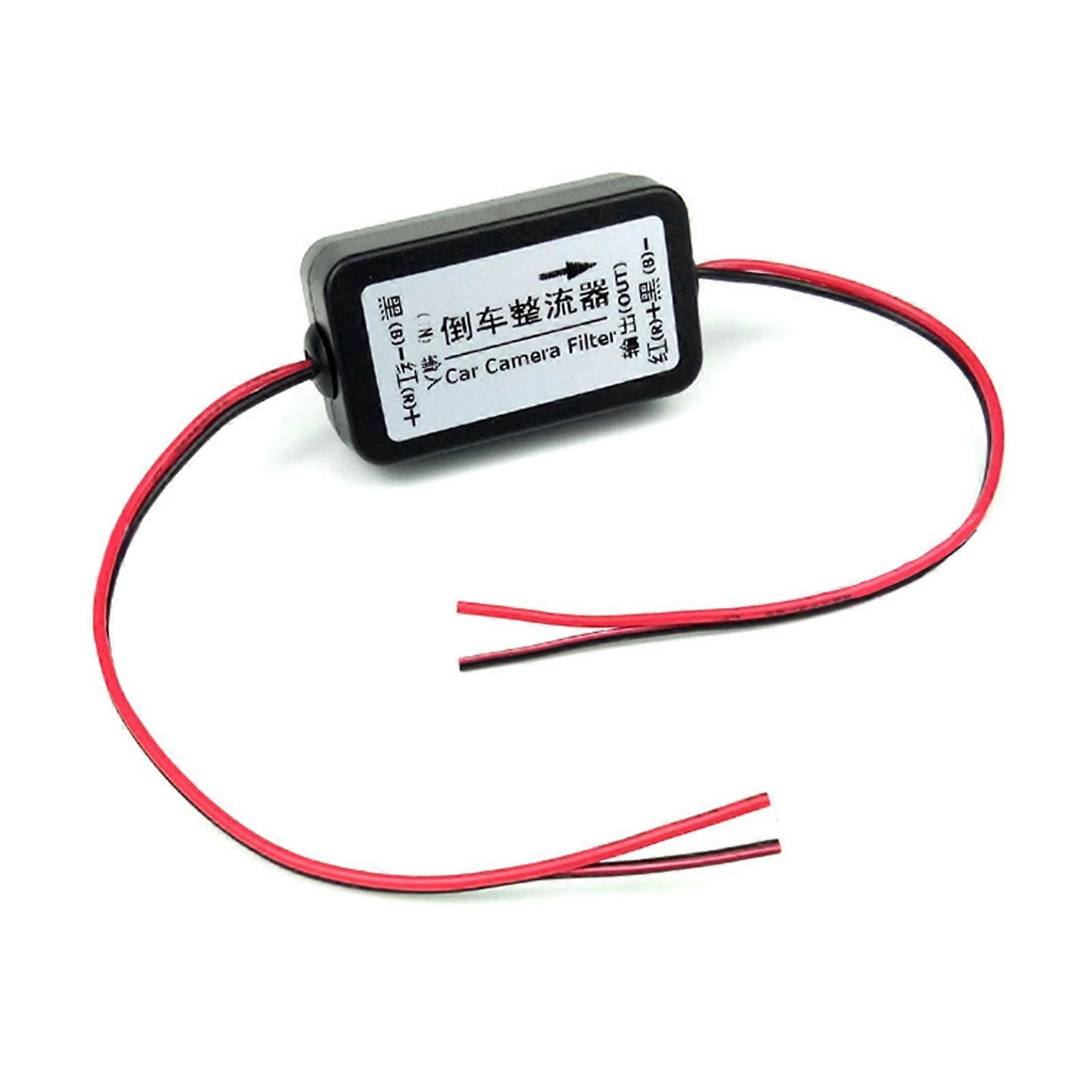  Car Rear View Camera Rectifier 12V Power Relay Capacitor Backup Filter Ballasts