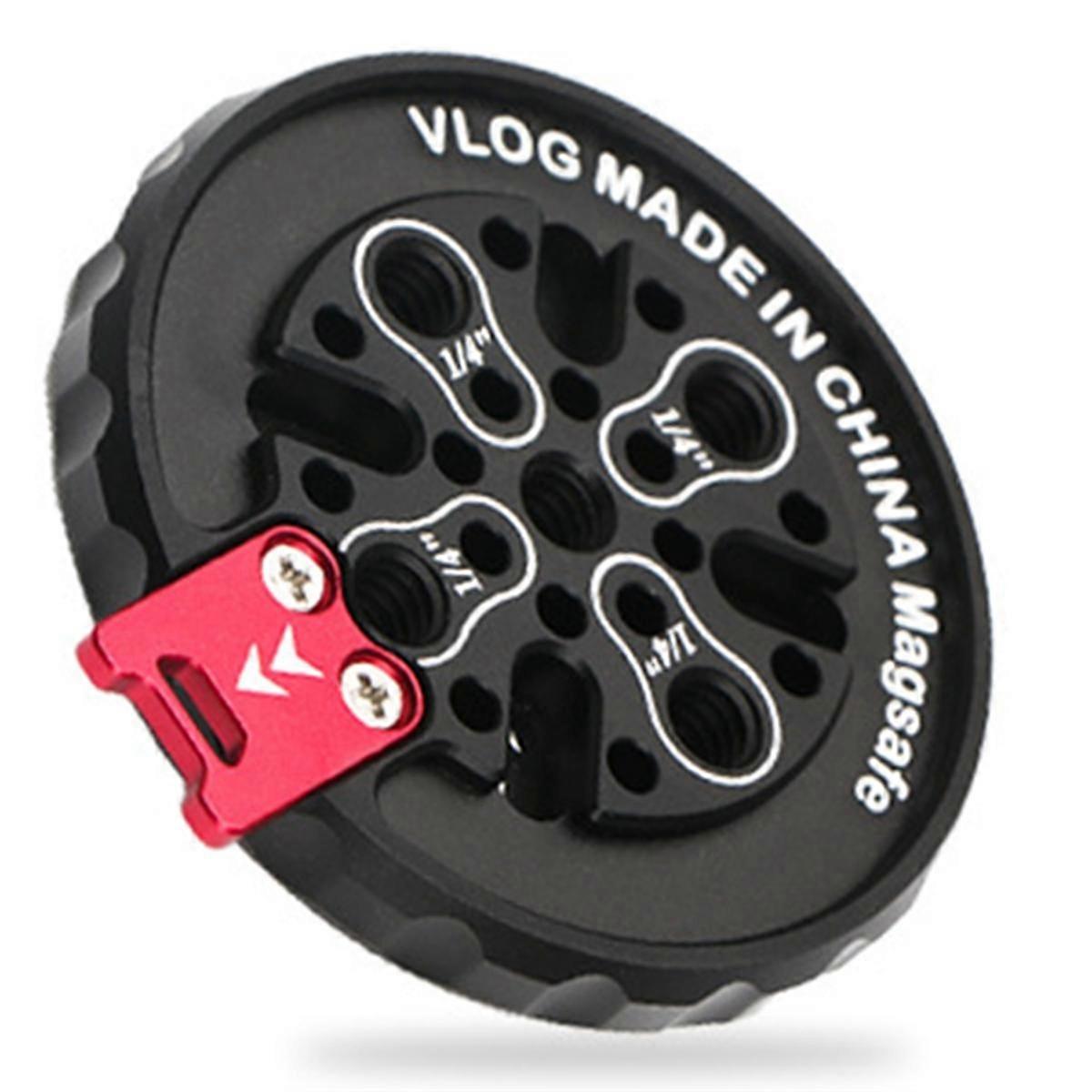 Mobile Phone Magnetic Holder with 1/4inch Position for Case Tripod Stand Ballhead Live Broadcast Ca