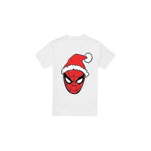 Spider-Man Mens Santa Hat T-Shirt