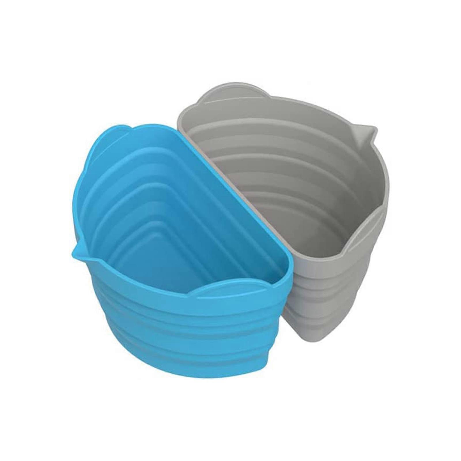 Multi-Color Silicone Slow Cooker Dividers - Red, Grey, Blue