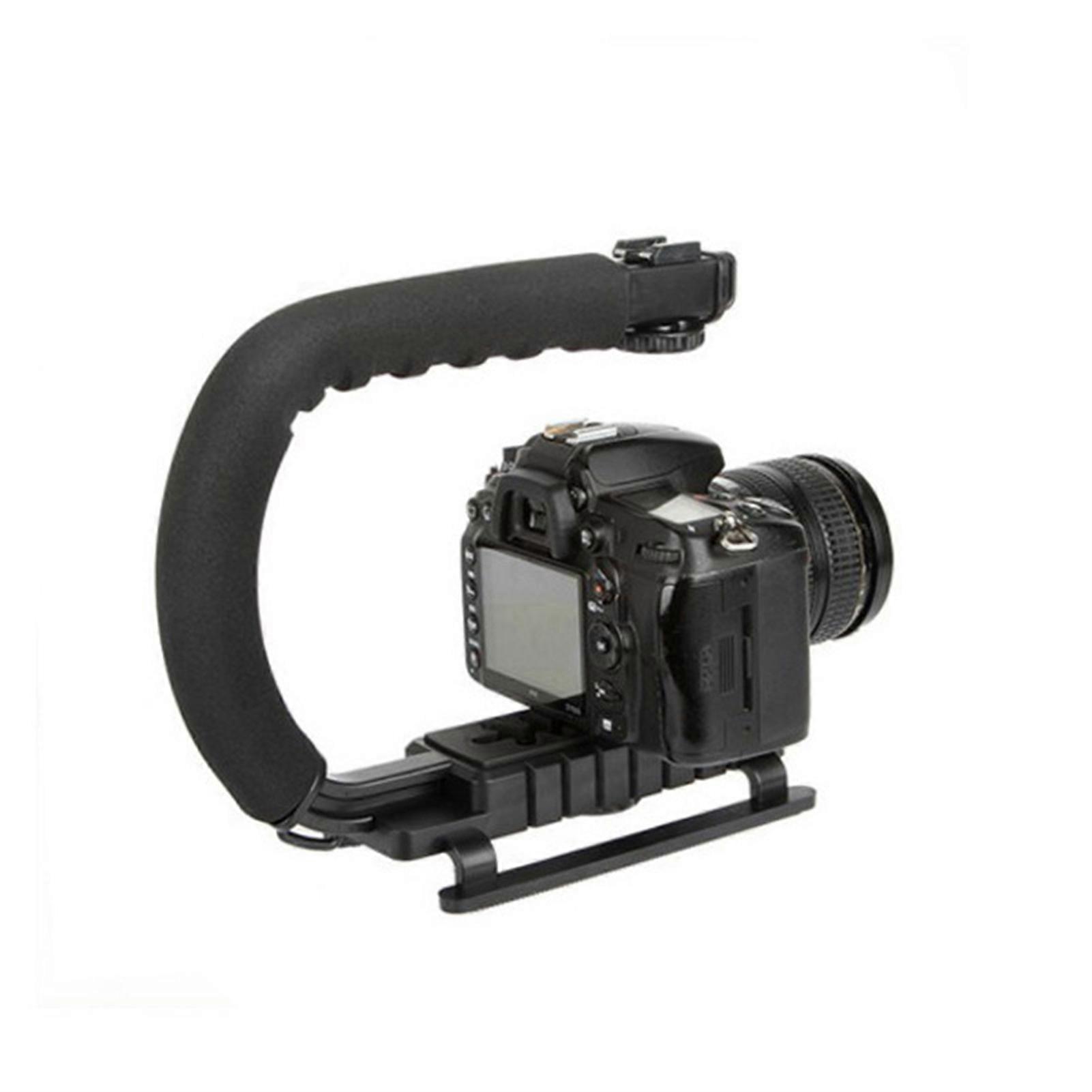 Handheld Stabilizer Handle Grip with Accessory Mount for Camera Camcorder DSLR DV Video