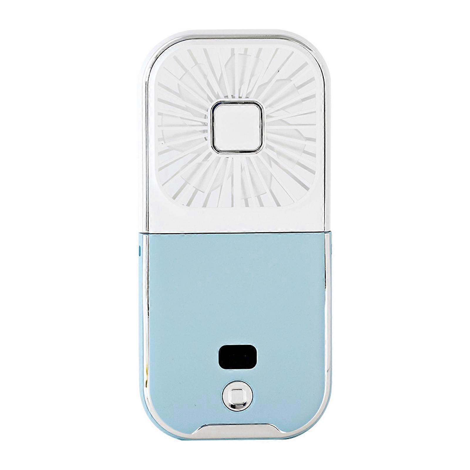Mini Quiet Handheld Hanging Neck Folding Fan Lightweight Portable Strong Cold Fan for Home