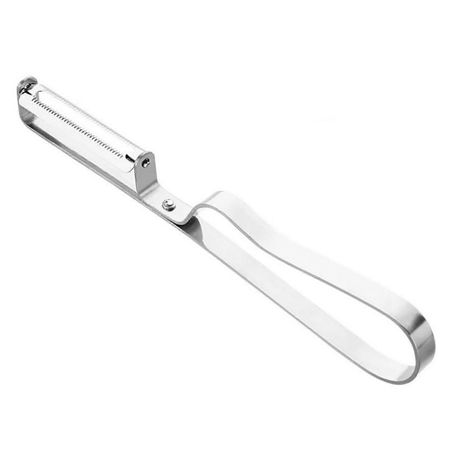 L-Shaped Stainless Steel Rotary Peeler with Ergonomic Handle, Kitchen Essential for Efficient Vegetable and Fruit Peeling