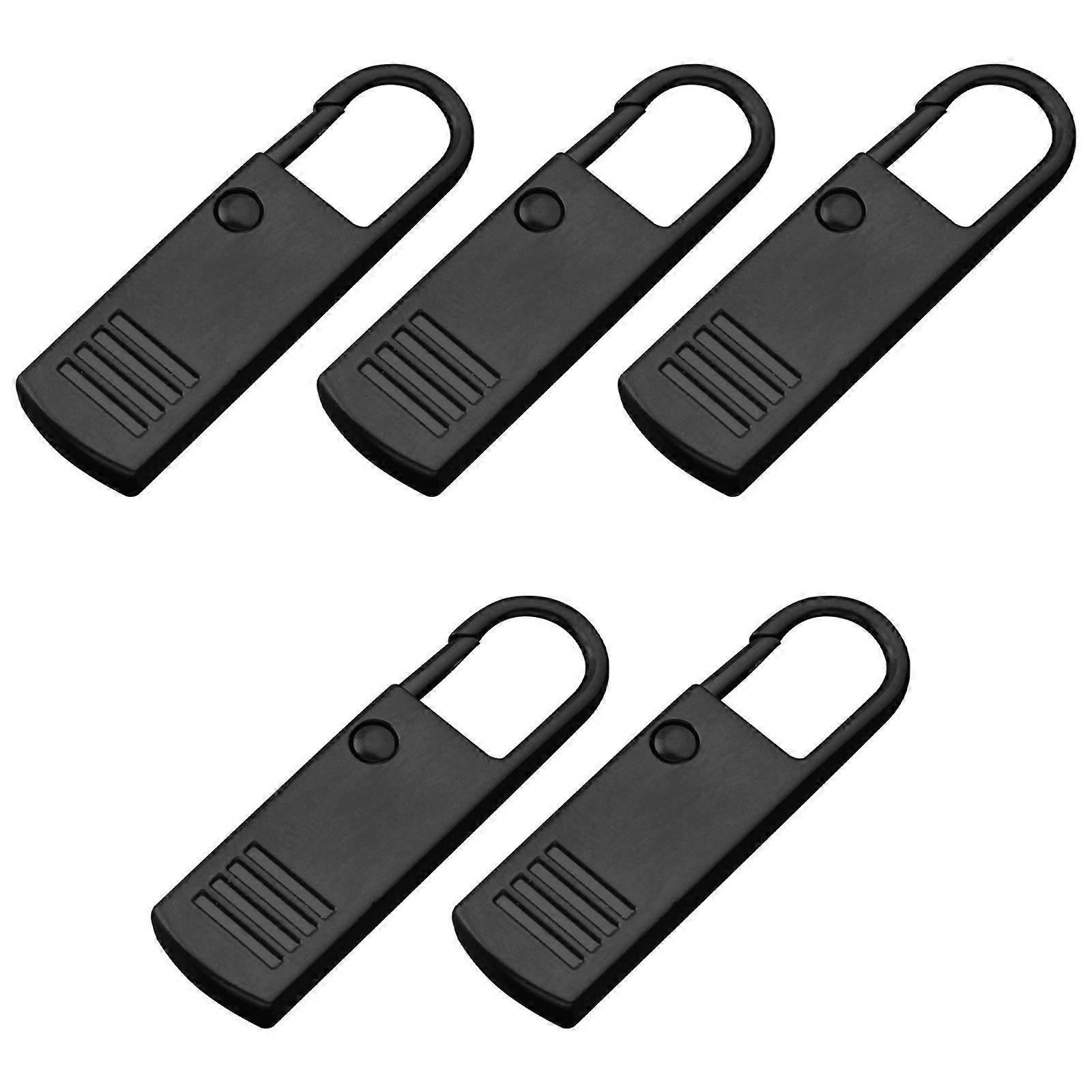 5pcs Zipper Slider Pull Fix Repair Replacement Puller Instant Stop Replacement