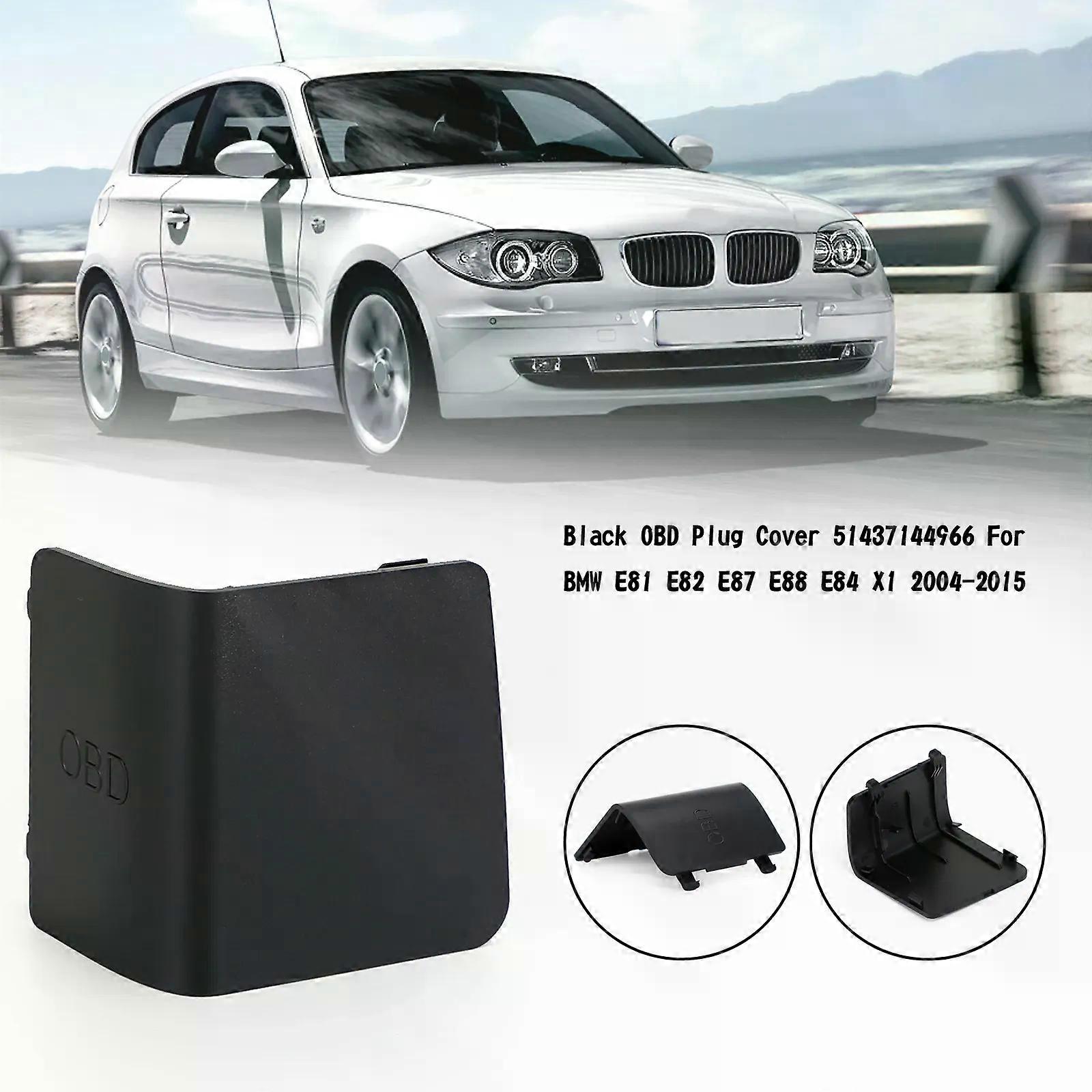 Artudatech Black OBD Plug Cover 51437144966 For BMW E81 E82 E87 E88 E84 X1 2004-2015 Car Accessories