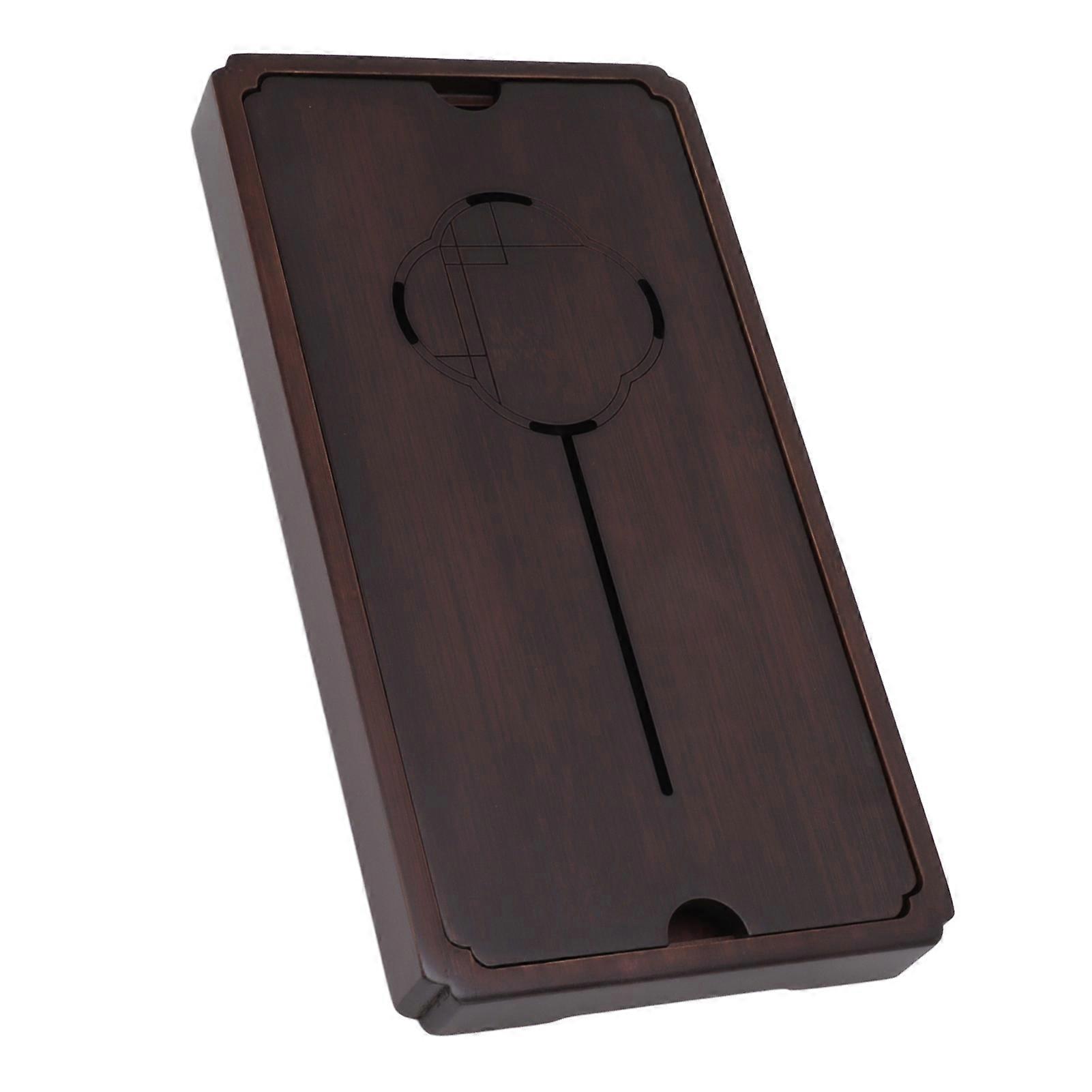 Bambu teetarjotin viemärillä kotitalouskäyttöön