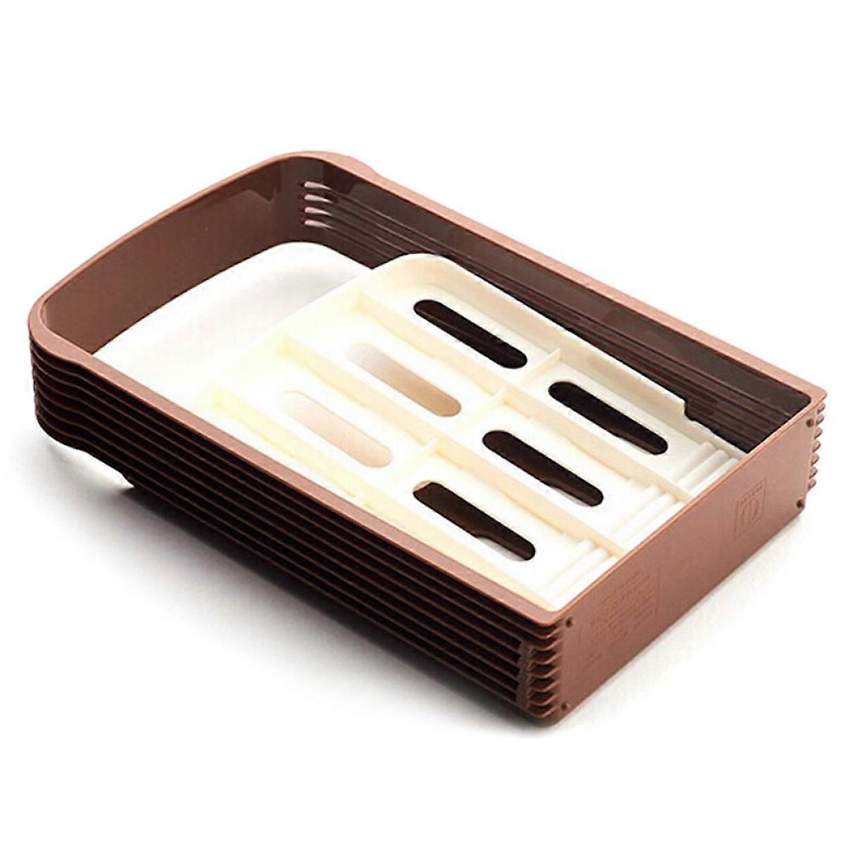 Bread Slicing Tool Plastic Toast Cutter Foldable Loaf Cutter Bread Slicing Tool