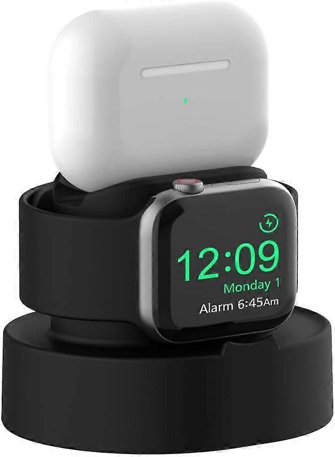 Apple Watch Charging Stand,Easy Installation Stand for Apple Watch 45/44/42/41/40/38mm iWatch 8/SE2/7/6/5/4/3/2/1,AirPods Pro Charging Dock(Cables Not