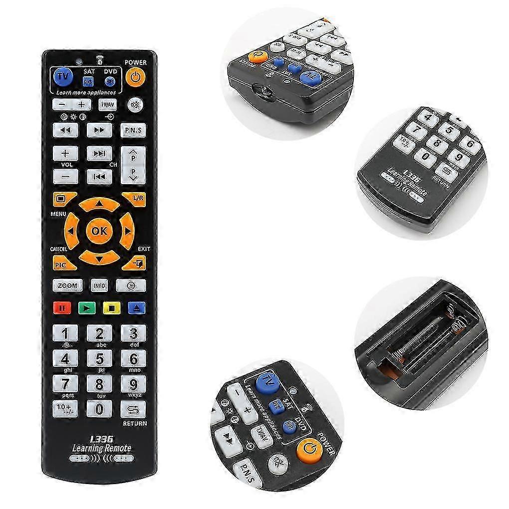 Learning Remote Control Home Hotel Programmable Infrared Controller Battery Powered Portable Television Accessories