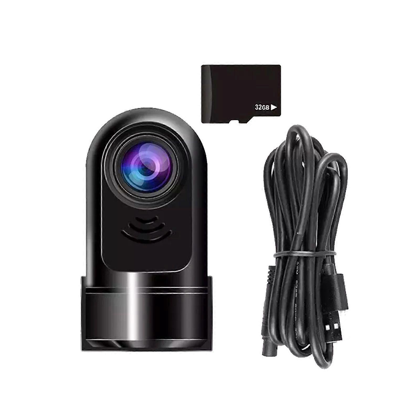 1080P HD 360 Rotating Mini ADAS Dashcam Mini Front Dash Camera for Cars New