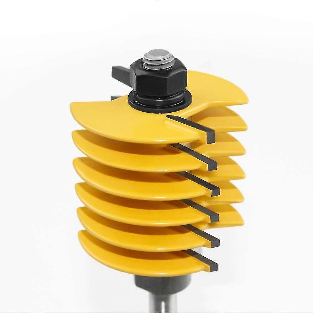 1pc 1/2 Industrial Grade 2 Flute Adjustable Finger Joint Router Bit For Woodworking Tool