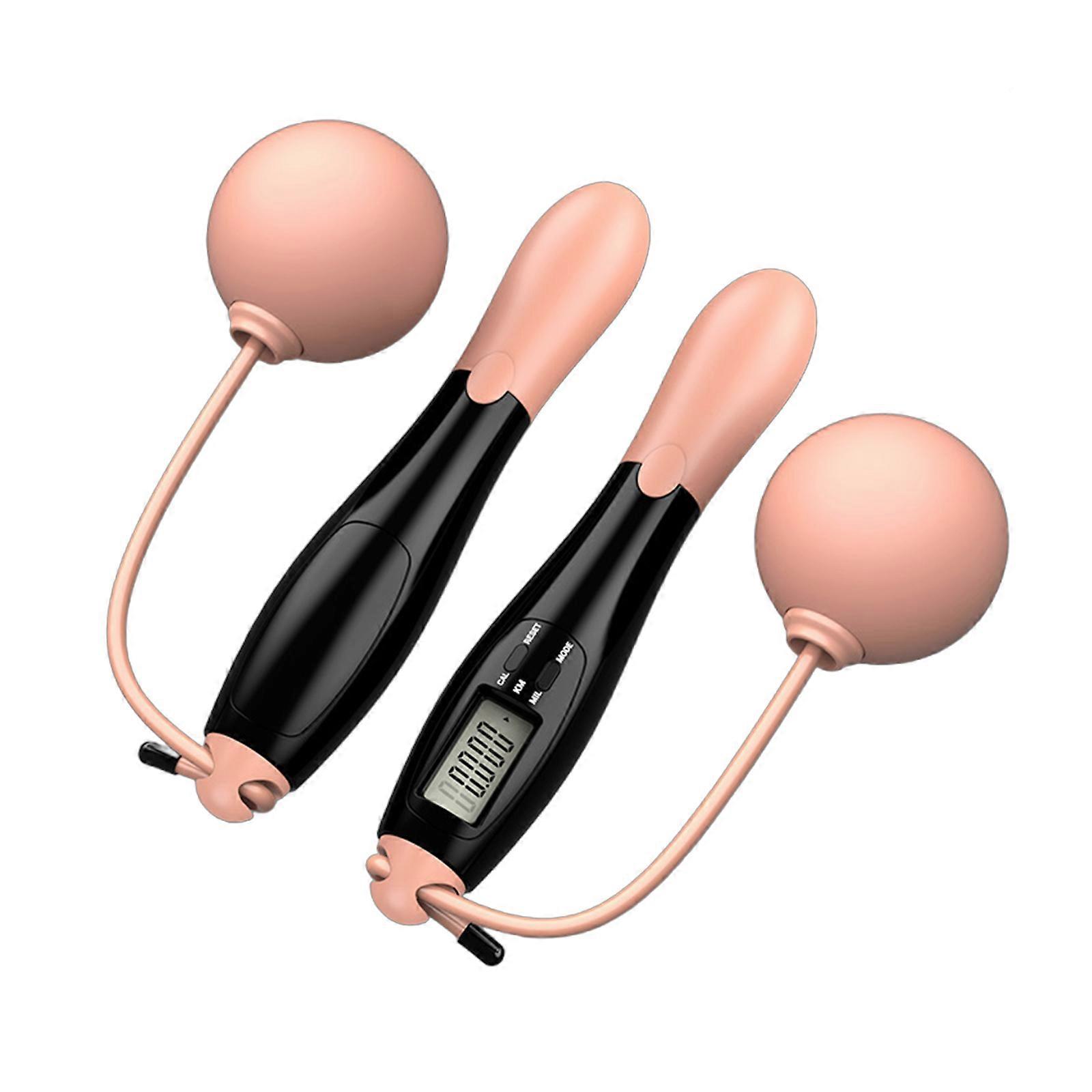 Digital Counting Removable Jump Rope Weighted Skipping Rope Exercise Rope with Antislip Handle For Fitness Enthusiasts Multicolor
