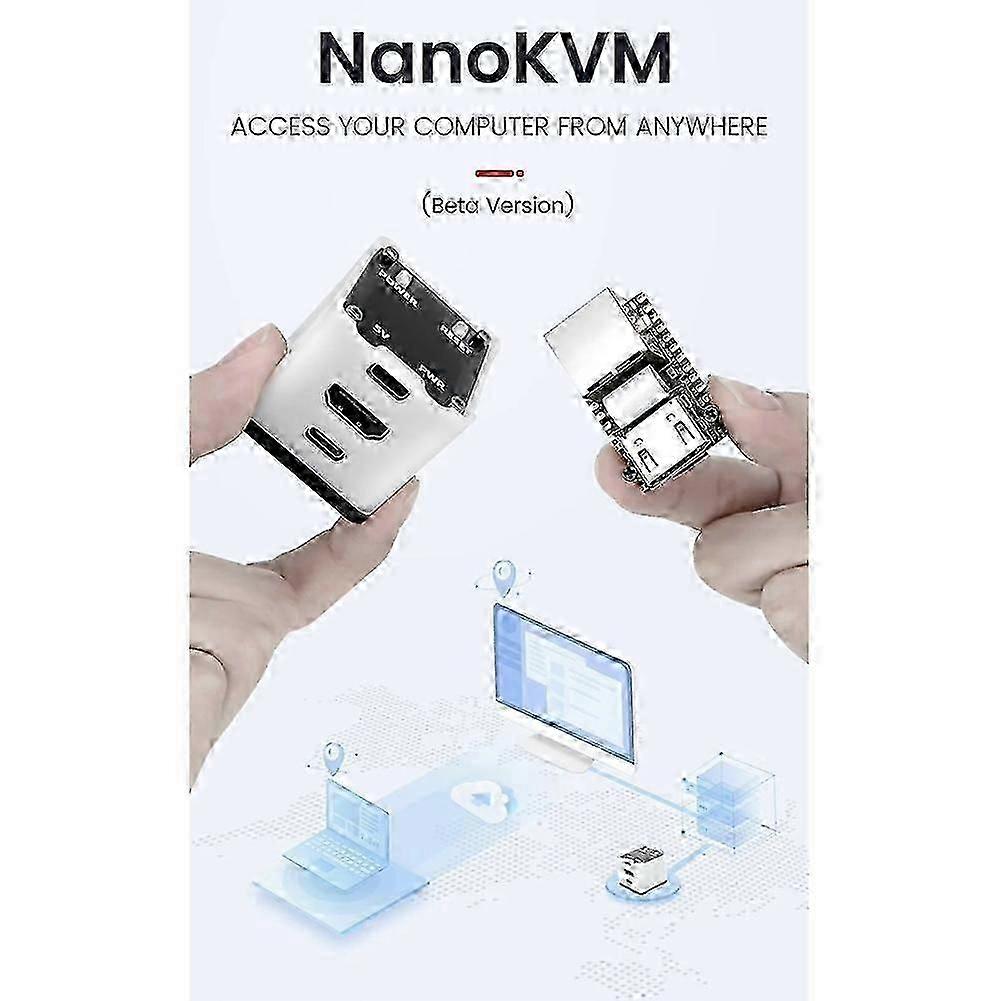 NanoKVM IP-KVM - Pour Gestion à Distance De Serveurs (type PiKVM) - Compatible Y4K7 - Neuf
