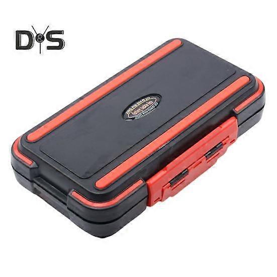 Fishing Tackle Box Waterproof Double-Sided Fishing Accessories Box with Adjustable Dividers Bait Hook Organizer Storage Box for Fishing Enthusiasts