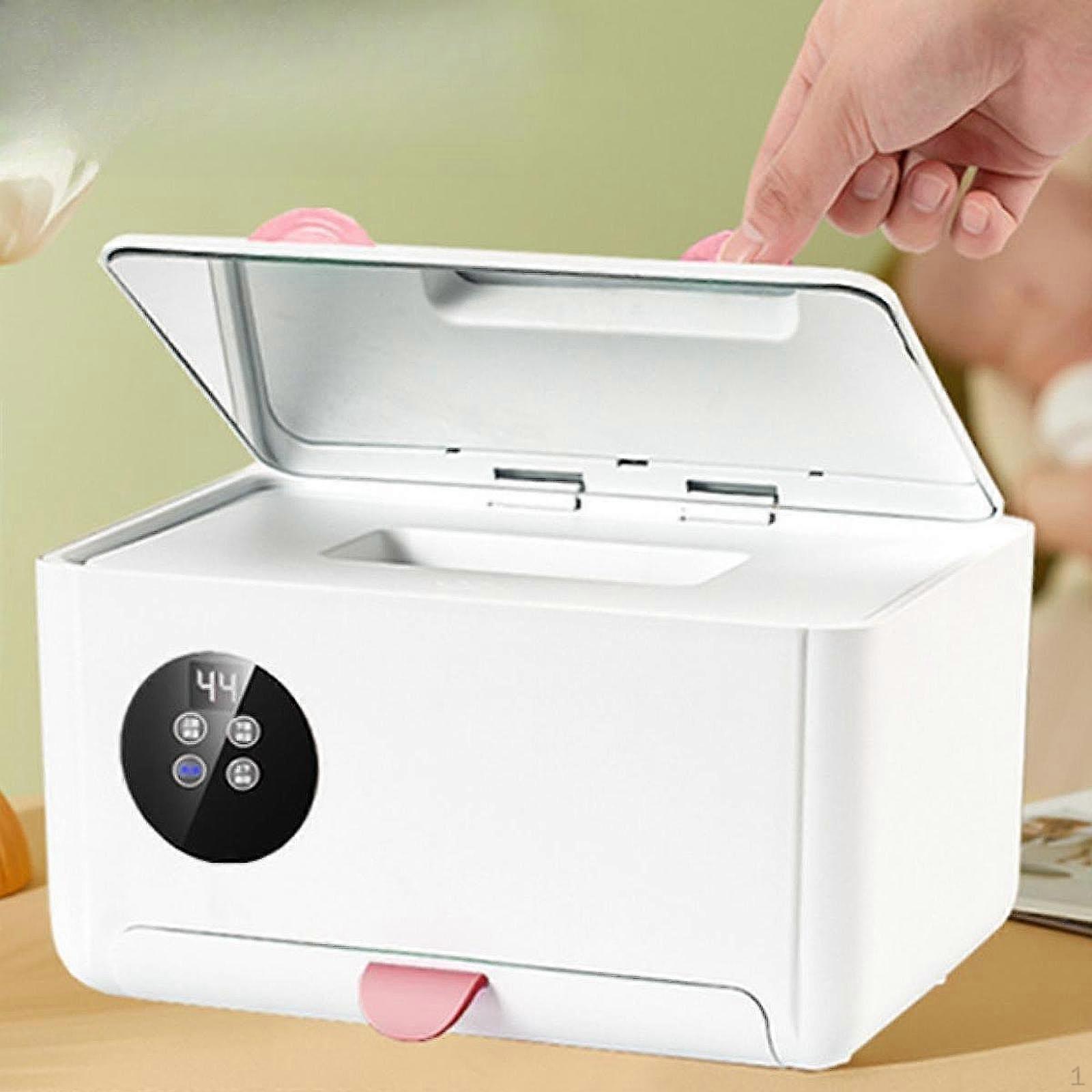 Wet Wipe Warmer Wipes Heater Portable Dispenser Traveling with Digital Display
