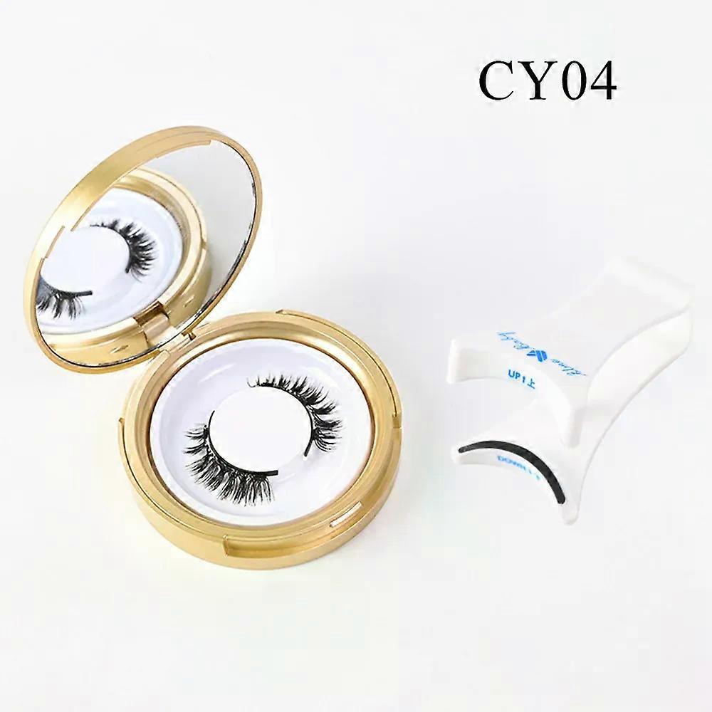 Reusable Magnetic Eyelashes Tweezers Set 1pair Eyelash Extension 3D Lash Curler Natural Thick False Eyelashes No Glue Needed