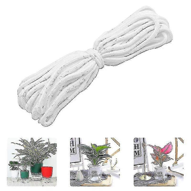 10m Self Watering Wick Cord Auto Waterer Drip Irrigation Cotton Rope String Self Irrigation Watering System Diy Vacation Watering Rope A