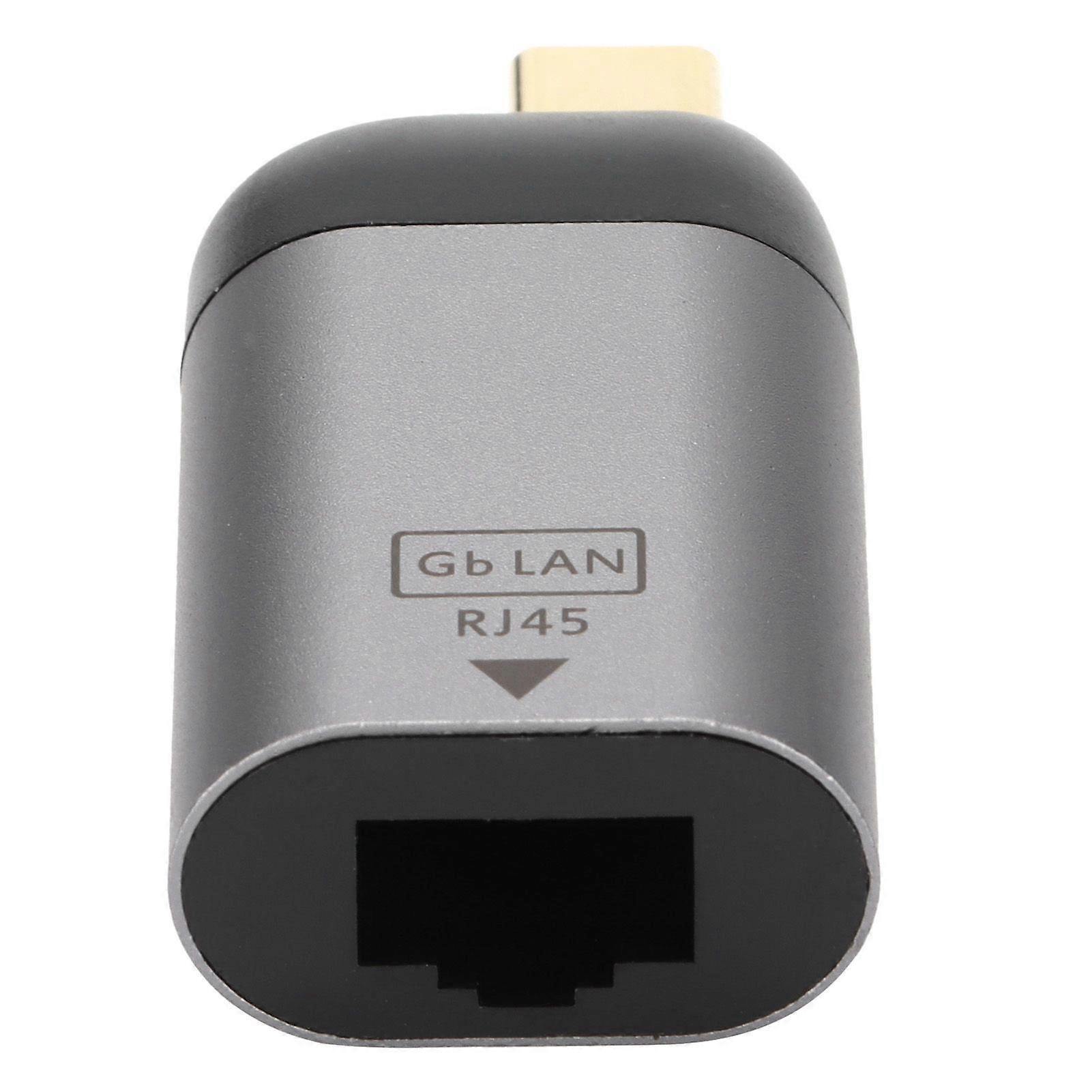 Ethernet adapter no driver required easy to use Type-C interface