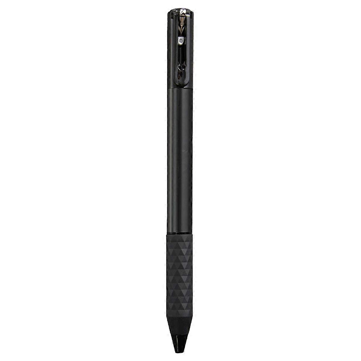 Geometric Metal Crinkle Pen Fidget, Black