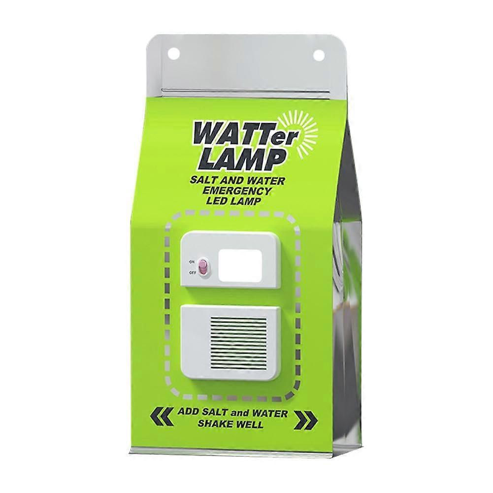Salted water lamp, outdoor emergency light, does not require battery - portable camping equipment