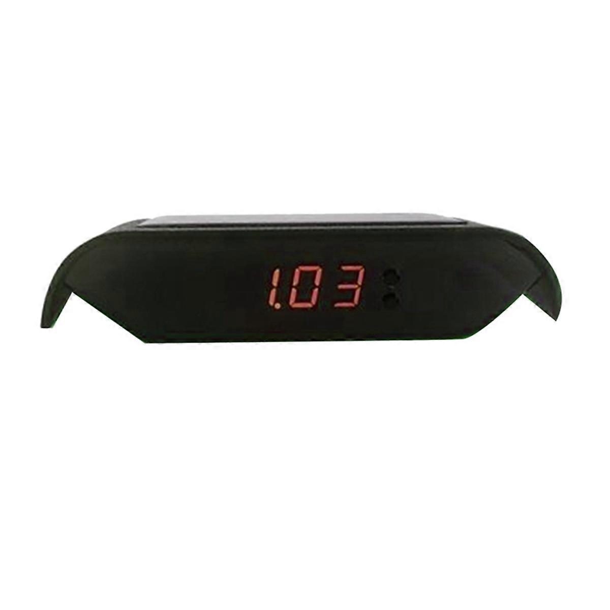 Car Solar Powered Clock, 24 Hour High-Precision Electronic Watch
