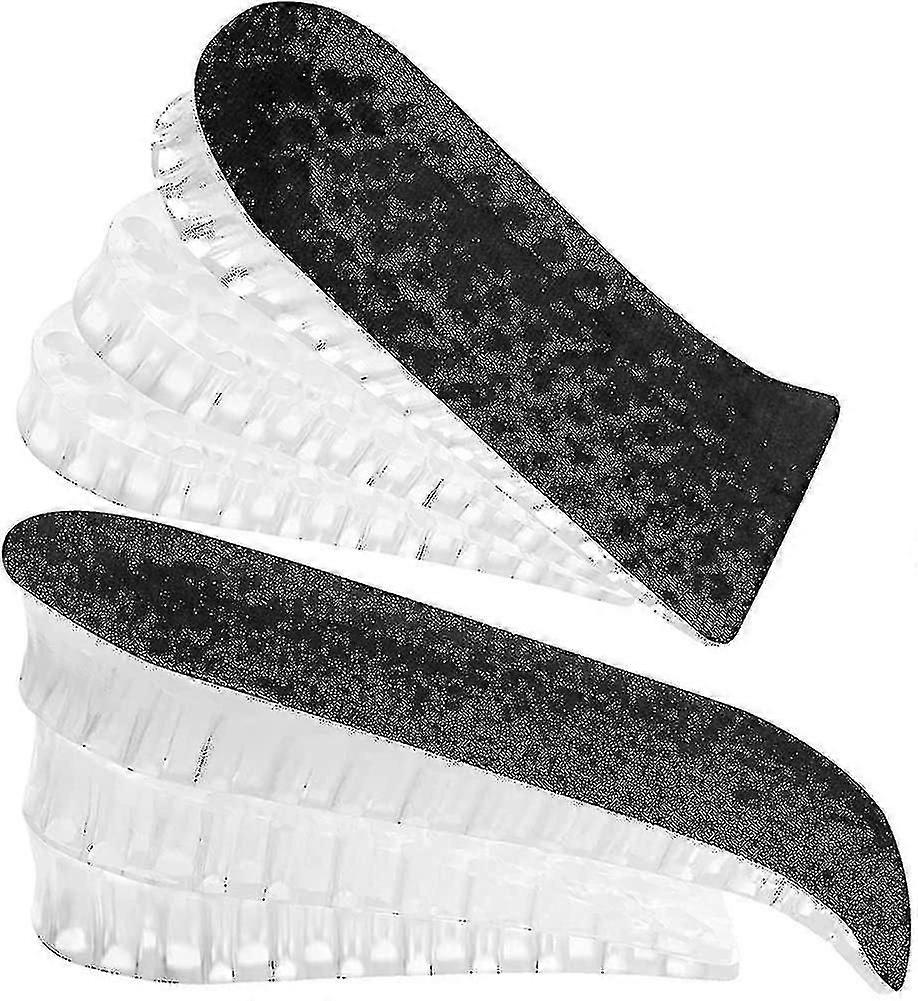 2 Pairs Of Heel Lift Inserts Height Increase Insole Invisible Increase Insole