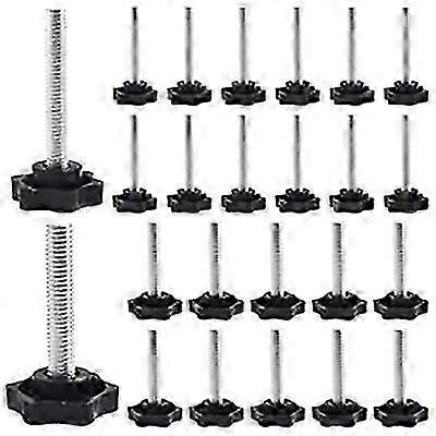 40mm M6 and M8 Star Handles Nuts 30 Pieces for Machine Tools