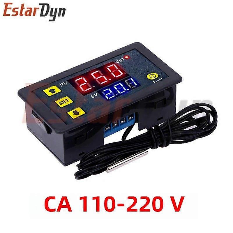 W3230 Digital Thermostat with LED Display Temperature Control 12V 24V AC110-220V 20A Heating/Air Conditioning Measuring Instrument
