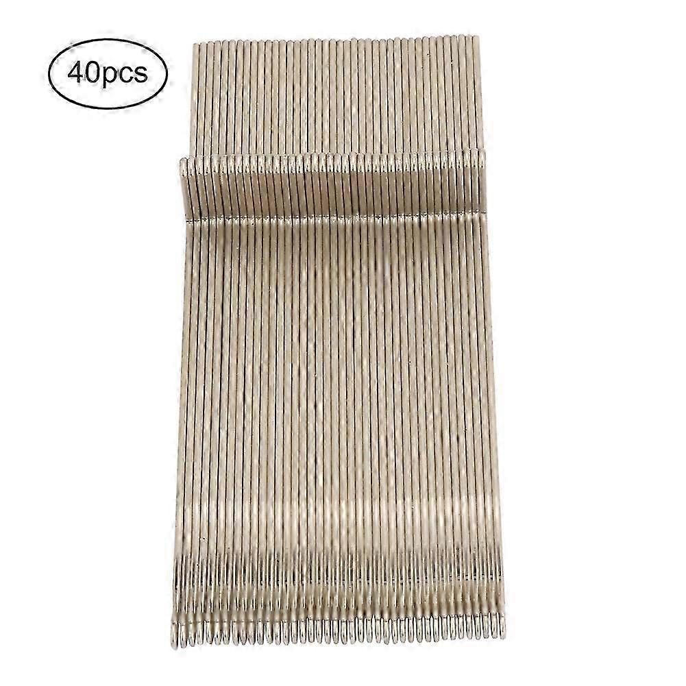 40Pcs Steel Knitting Machine Needles Weaving Tool Weaver Accessories Fit for KH230 14.2cm