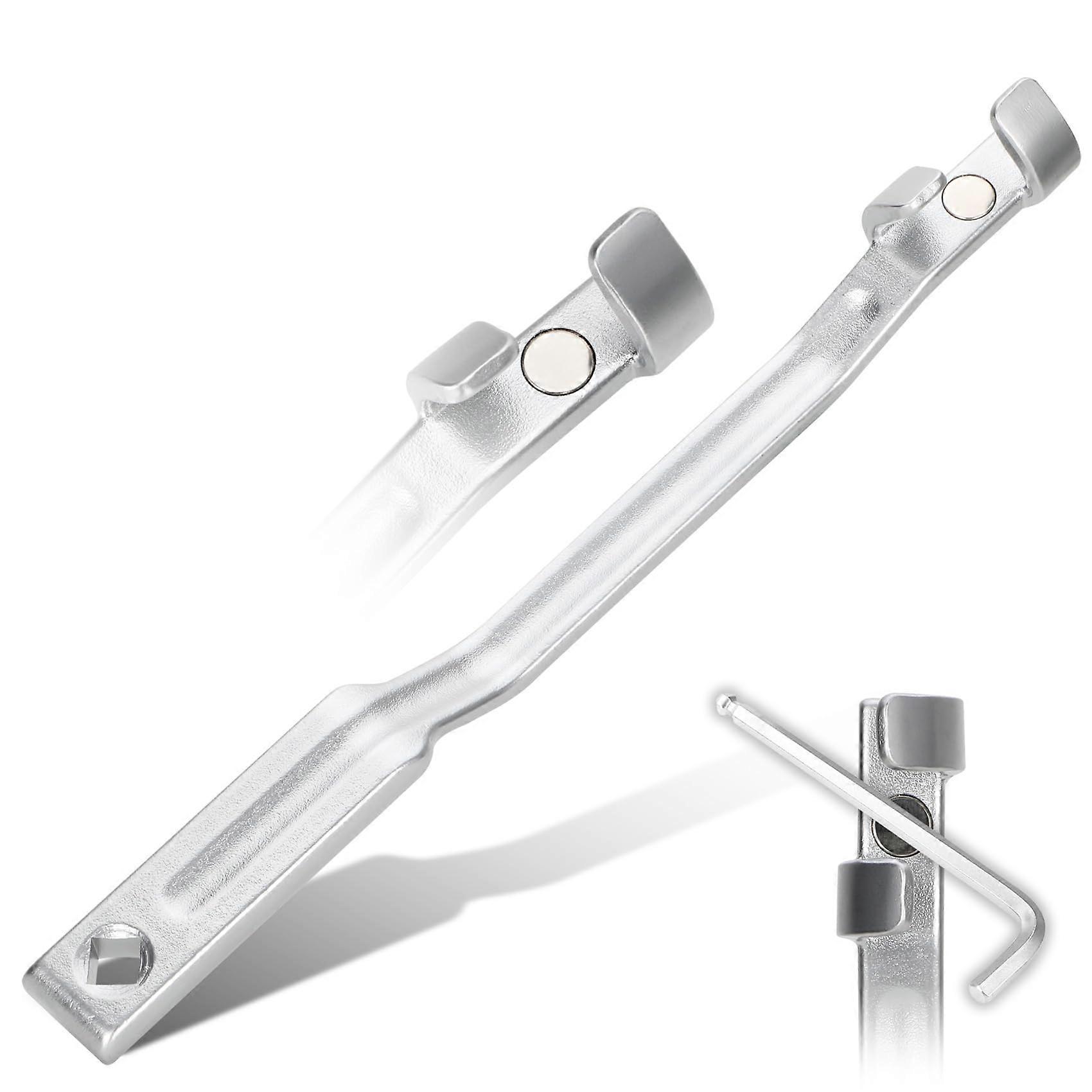 15 Inch Wrench Extender Tool Bar With Magnet, 1/2 Inch Hole, Wrench Extension for Mechanics, Tradesman, Handyman