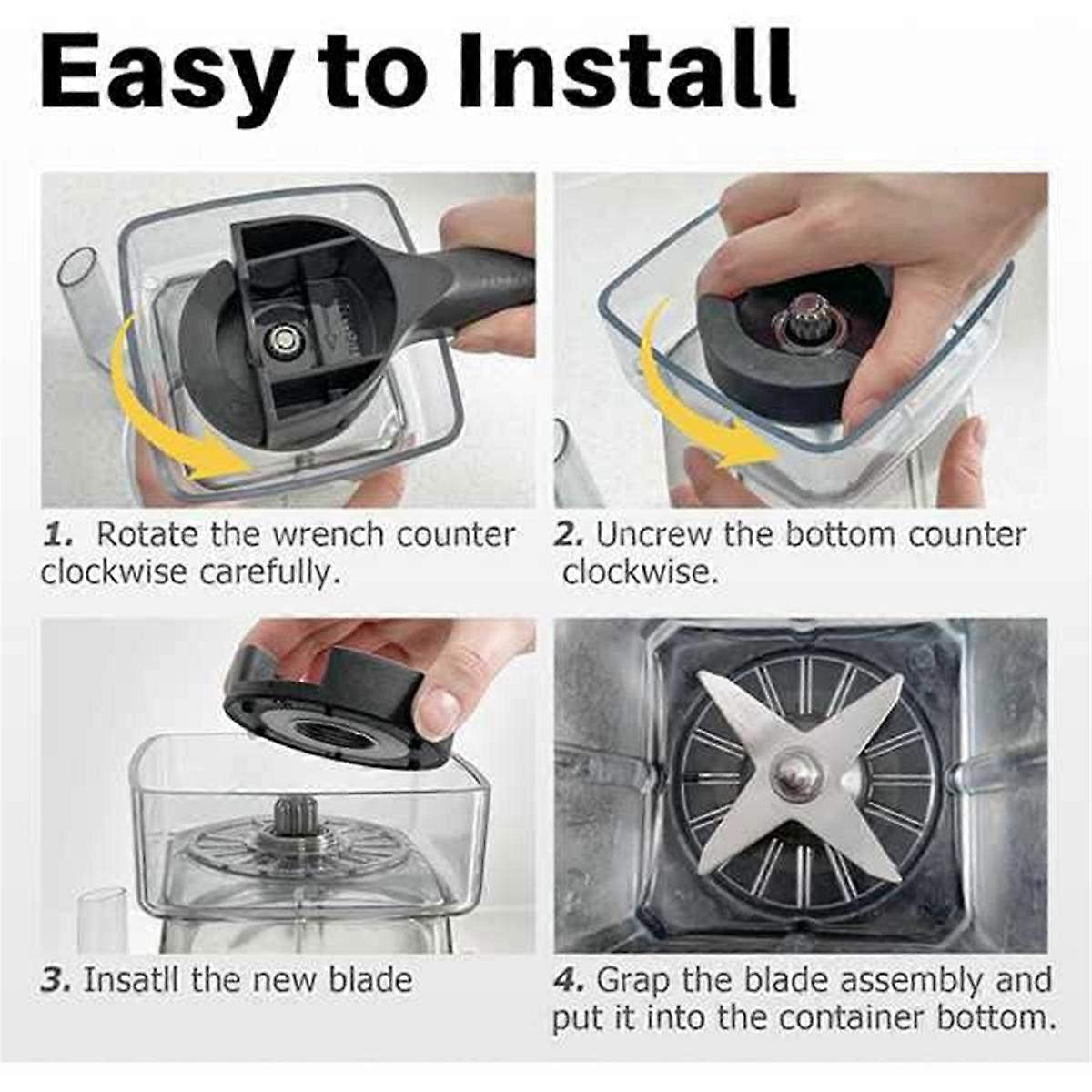 Blender Blade Assembly Replacement for 5200, 5300, A2300