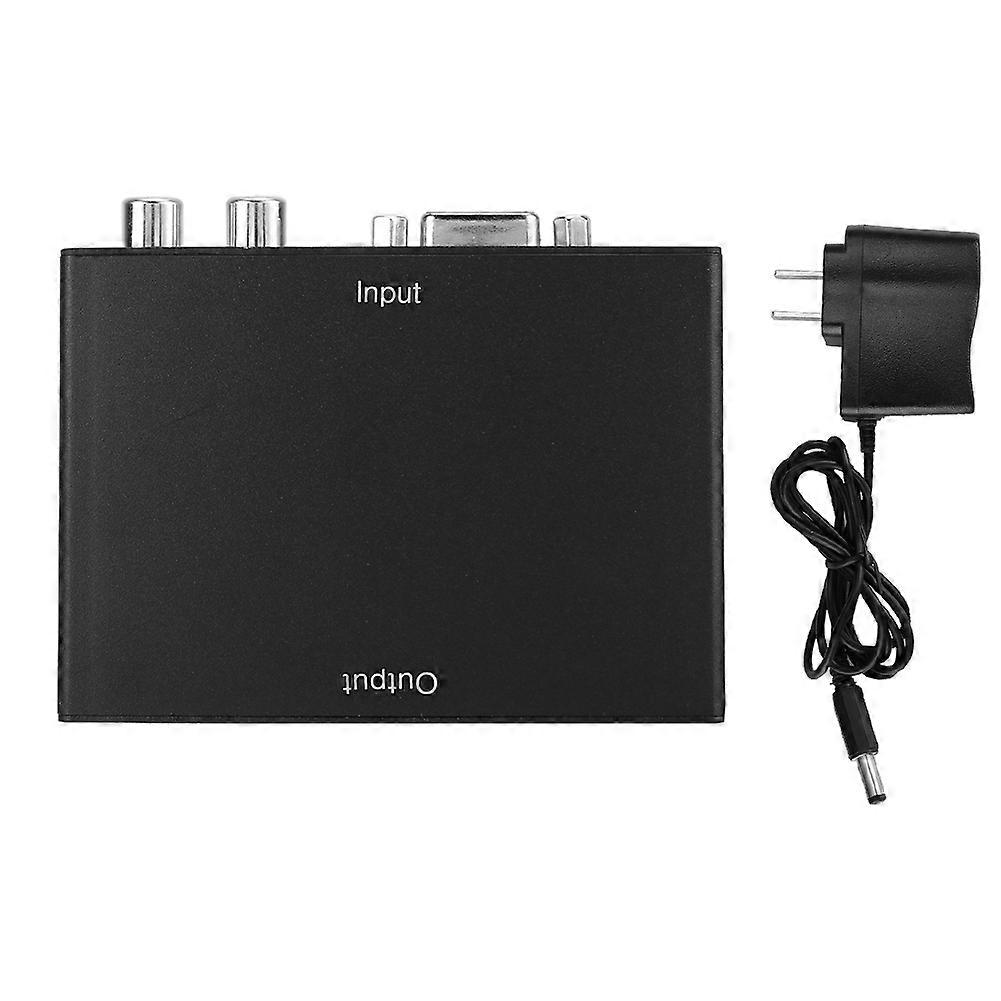 VGA to HDMI Converter Adapter HD Analog Video o Output US Plug 100-240V