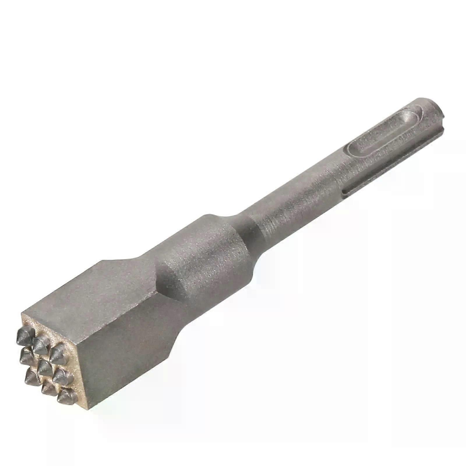SDS Plus Shank Tungsten Carbide Tipped 9Teeth Micro Chisel Bush Hammer Drill Bits For Cement Concrete Stone Marble Granite