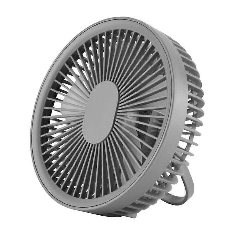 7'' Multifunktions-Deckenventilator, wiederaufladbarer USB-Ventilator mit LED-Licht für den Außenbereich