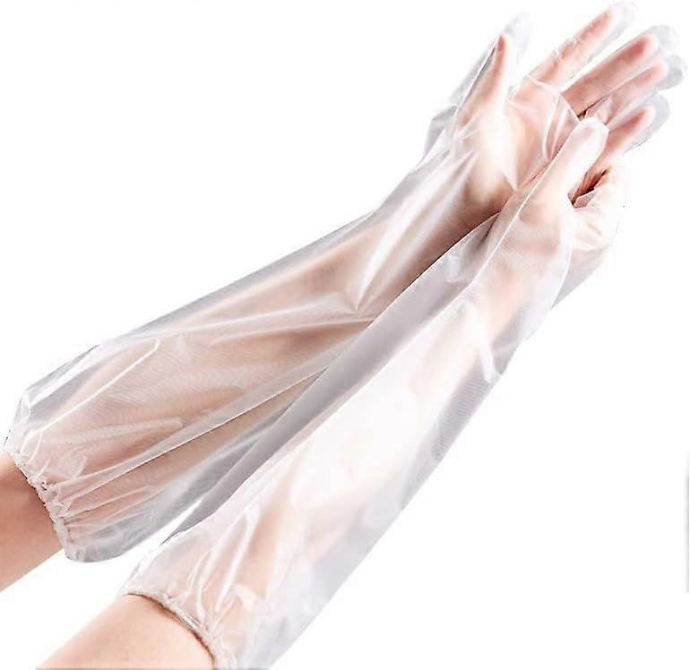 Luvas de limpeza descartáveis extra longas, modelo mais recente de 2025, 23,6 polegadas de comprimento