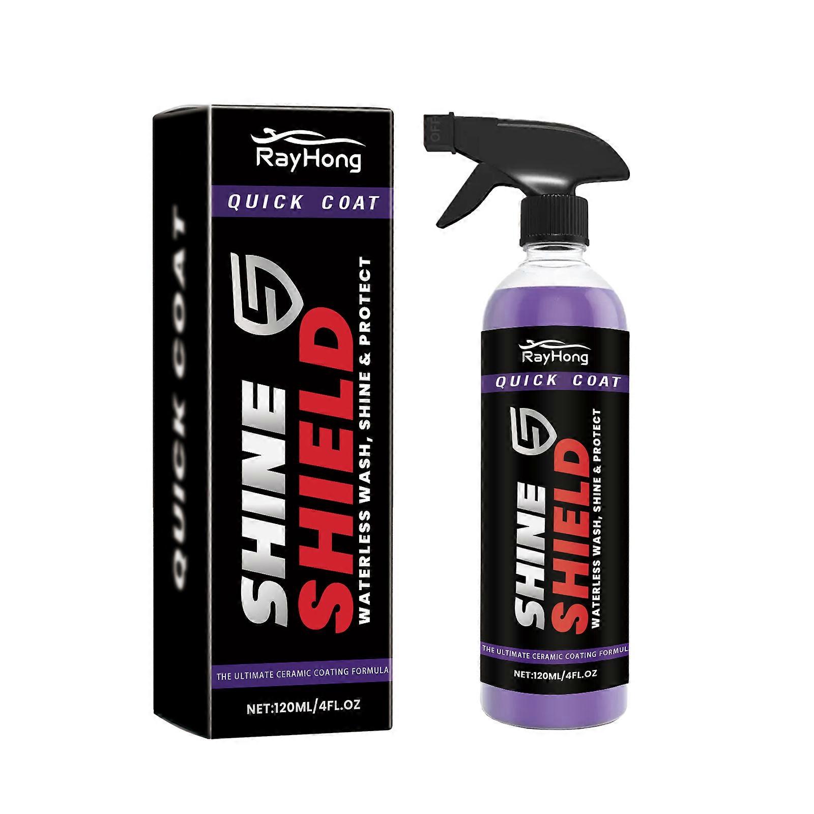 תרסיס ציפוי לרכב, צבע עמיד למים נגד עכירות, משטח נגד שריטות, תרסיס הבהרה נוח לשימוש ללא שטיפת רכב