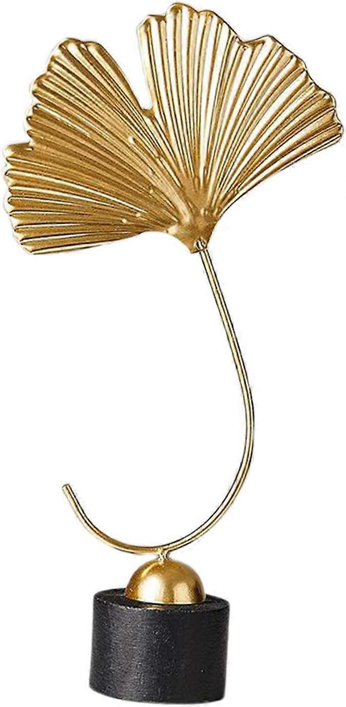 Creative Ginkgo Leaf Decoration, for Home Desk Gold One Leaf.