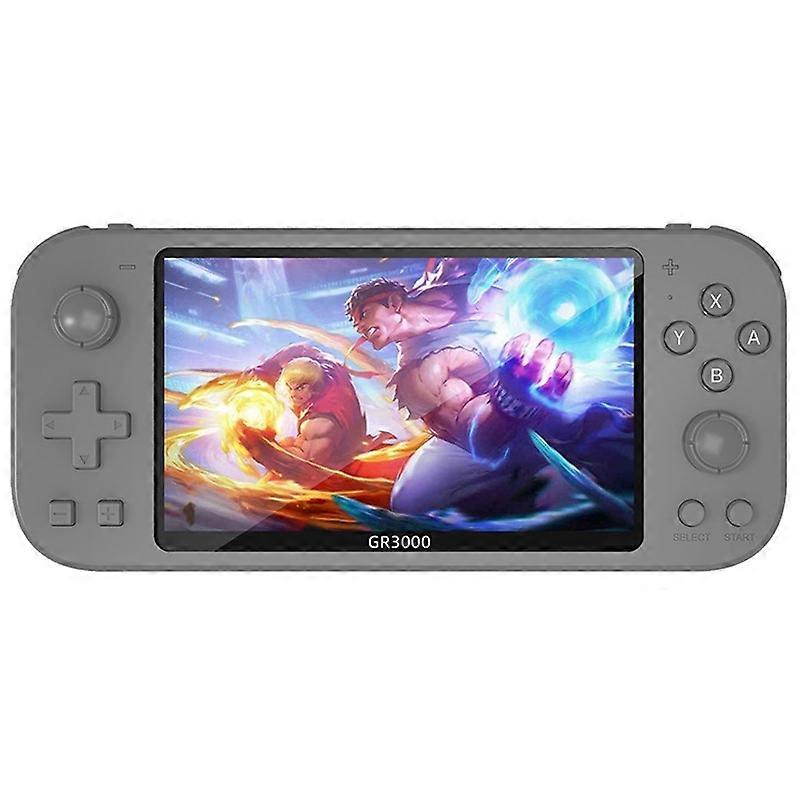 RG3000 Handheld Game Console Support Double Handle Game Con RG3000 Gray