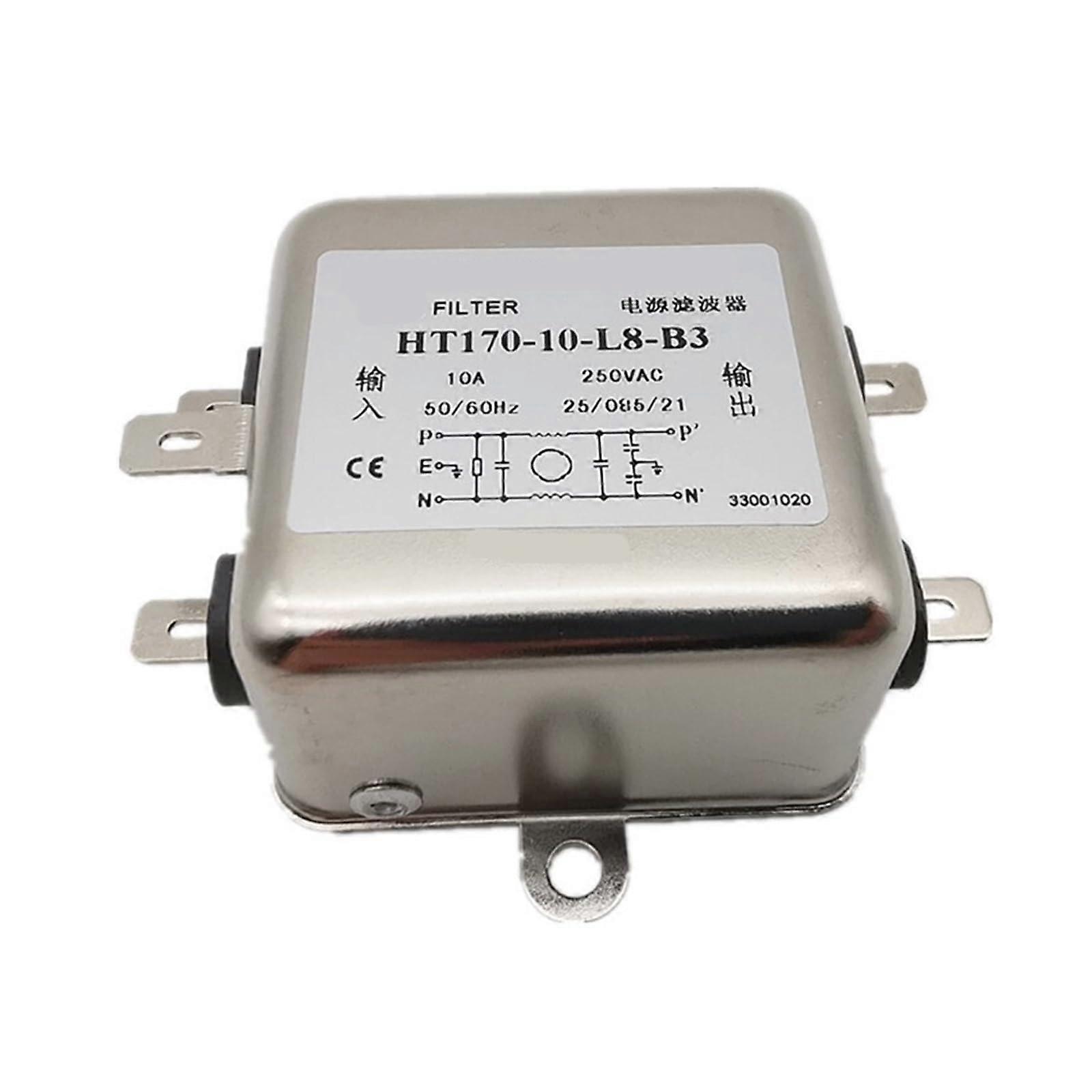 Anti-Interference Power Filter HT17010L8B2/B3 HT17030M4H2 M6 6A E2 10A for Electronics Stability and Performance