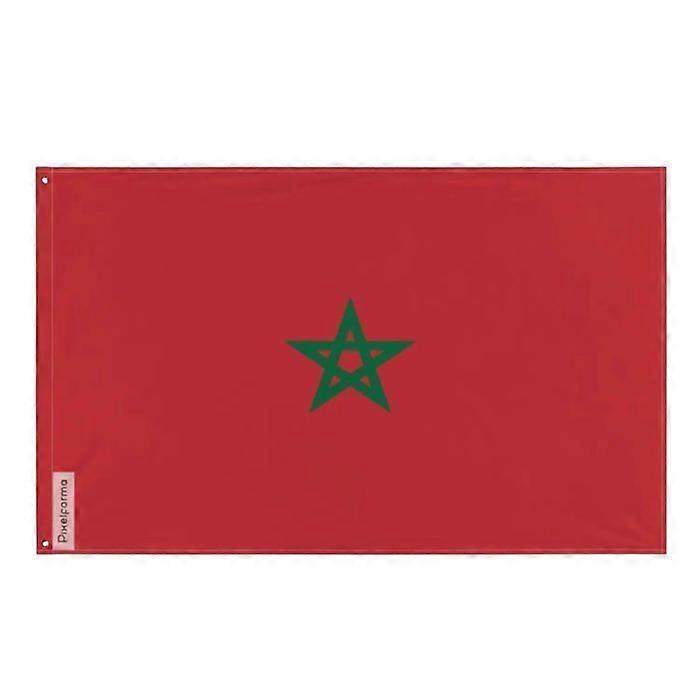 Flag of Morocco – 96 x 144 cm – Polyester – Iron eyelets – Durable